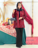 کت زنانه گلاره مخمل خارجی نگین دار با کیفیت اعلا